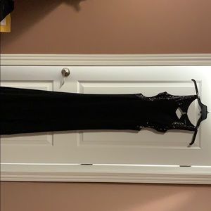 Black sequin Prom dress